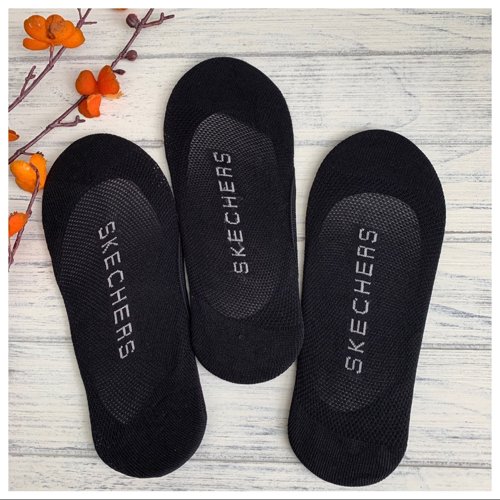 NWOT⚜️Sketchers 3 Sets of No Show Socks - Picture 2 of 3